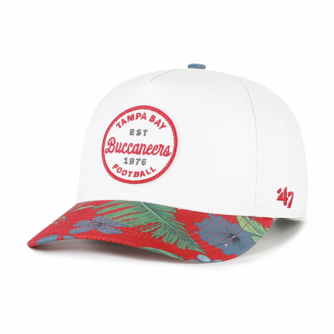 Tampa Bay Buccaneers '47 Beach Side Hitch Adjustable Hat White/Red | 47 brand