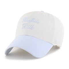 Buffalo Bills '47 Women's Gelato Two-Tone Clean Up Adjustable Hat White | 47 brand