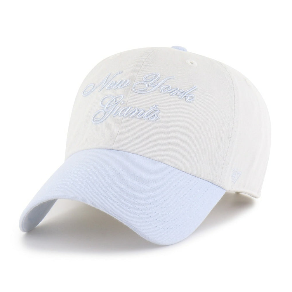 New York Giants '47 Women's Gelato Two-Tone Clean Up Adjustable Hat White | 47 brand