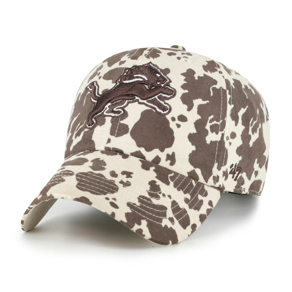 Detroit Lions '47 Women's Bessie Clean Up Adjustable Hat Natural | 47 brand