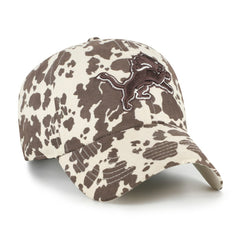 Detroit Lions '47 Women's Bessie Clean Up Adjustable Hat Natural | 47 brand