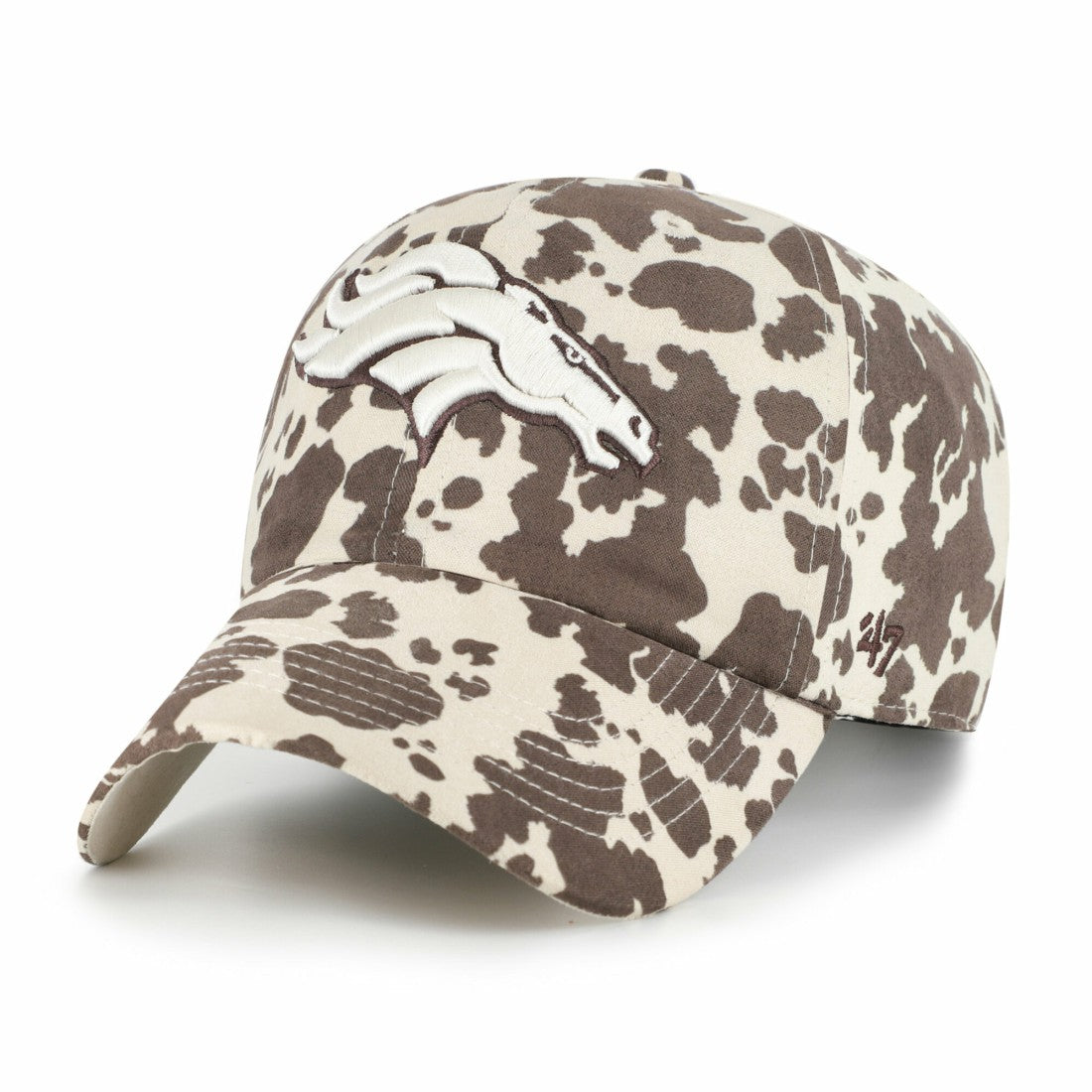 Denver Broncos '47 Women's Bessie Clean Up Adjustable Hat Natural | 47 brand