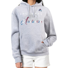 Colorado Avalanche G-III 4Her by Carl Banks Women's Shadow Logo Fleece Hoodie - Gray - NHL