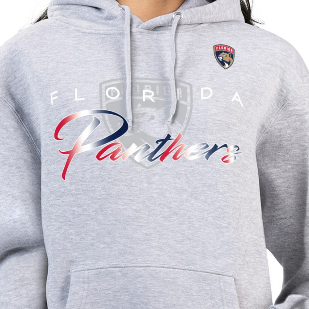 Florida Panthers G-III 4Her by Carl Banks Women's Shadow Logo Fleece Hoodie - Gray - NHL