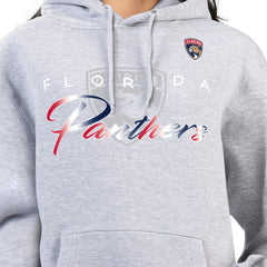 Florida Panthers G-III 4Her by Carl Banks Women's Shadow Logo Fleece Hoodie - Gray - NHL