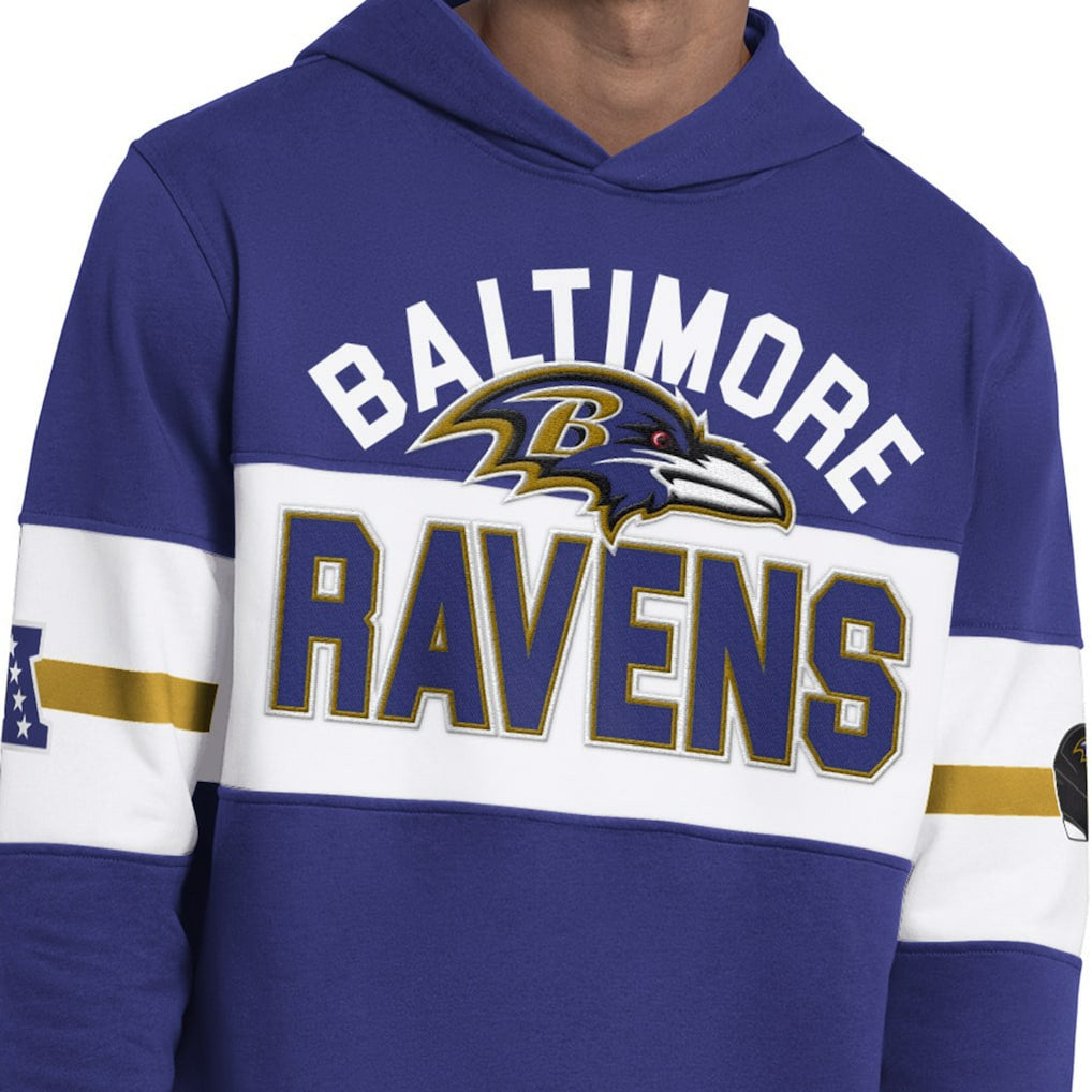 Baltimore Ravens Starter Fullback Jersey Hoodie Purple | NFL
