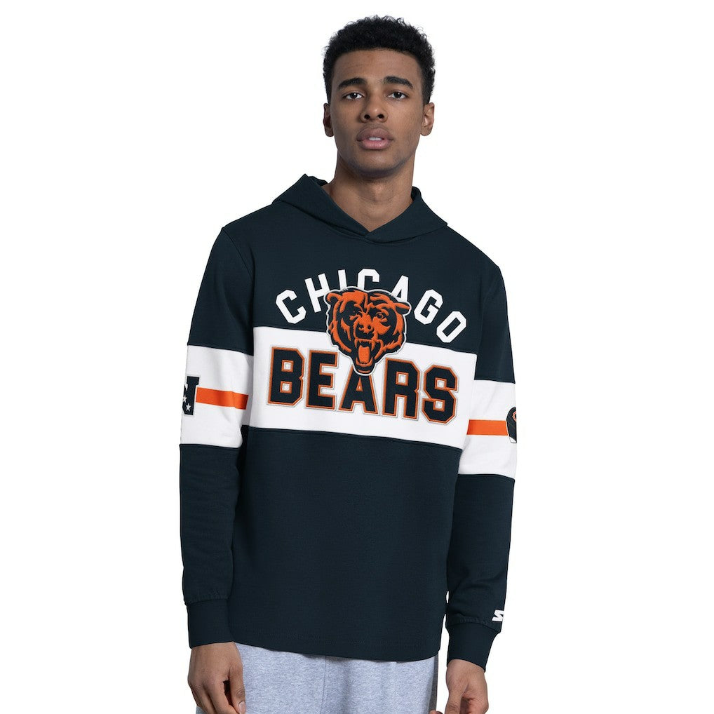 Chicago Bears Starter Fullback Jersey Hoodie Navy | NFL