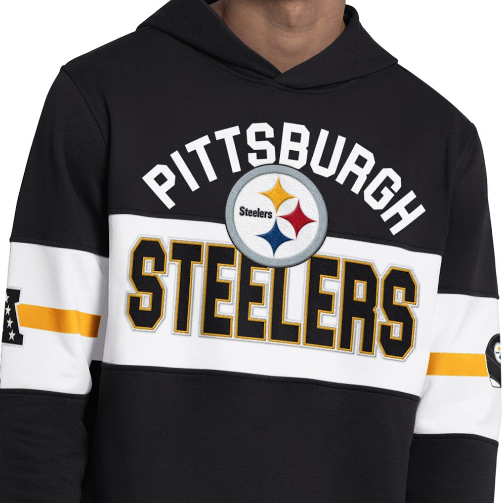 Pittsburgh Steelers Starter Fullback Jersey Hoodie Black | NFL