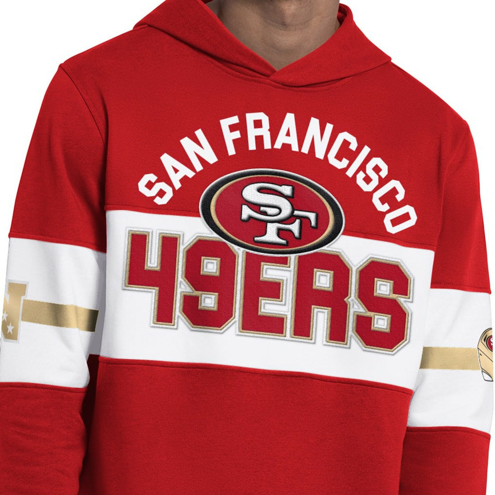 San Francisco 49ers Starter Fullback Jersey Hoodie Scarlet | NFL