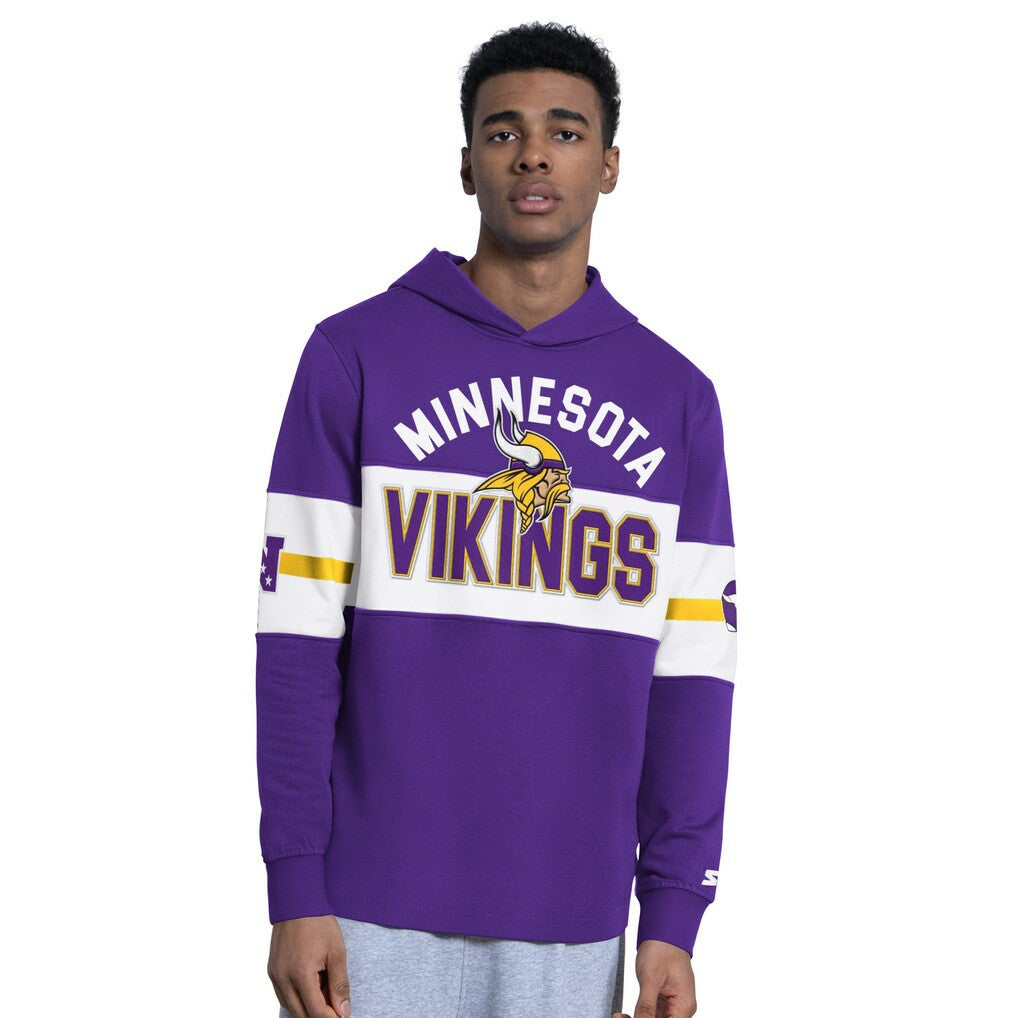 Minnesota Vikings Starter Fullback Jersey Hoodie Purple | NFL