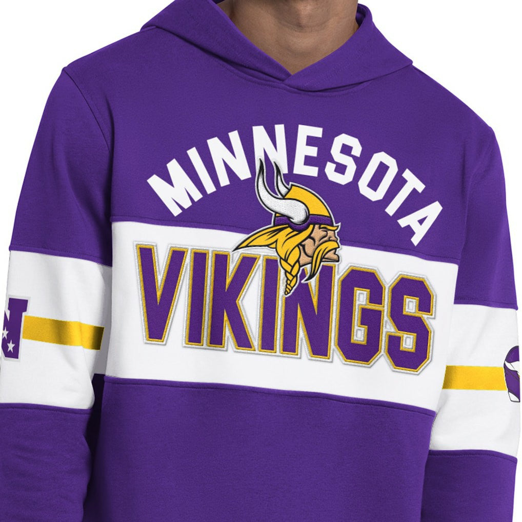 Minnesota Vikings Starter Fullback Jersey Hoodie Purple | NFL