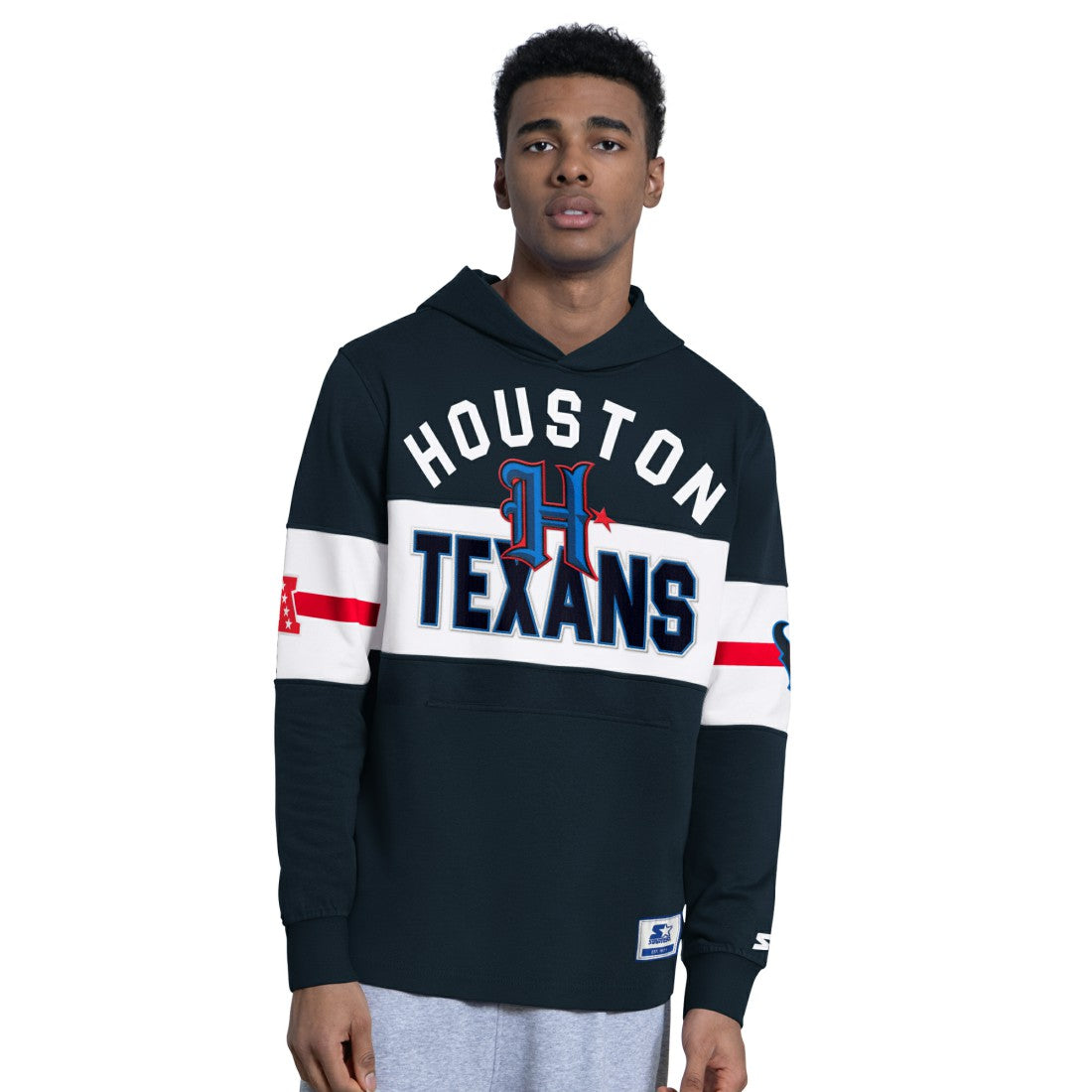 Houston Texans Starter Fullback Jersey Hoodie Navy | NFL