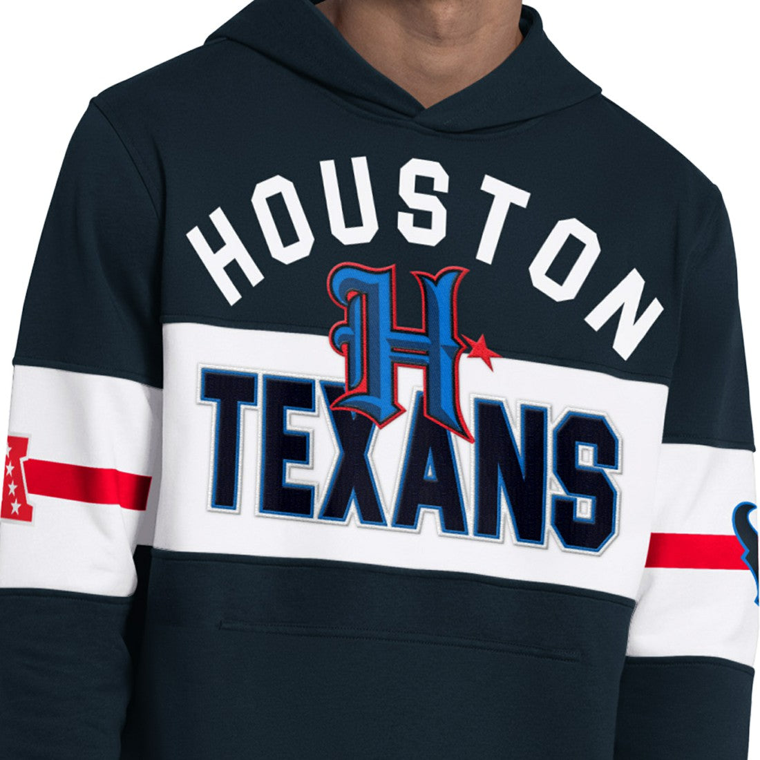Houston Texans Starter Fullback Jersey Hoodie Navy | NFL