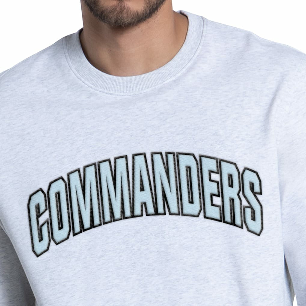 Washington Commanders Starter Faceoff Fleece Sweatshirt Ash | NFL
