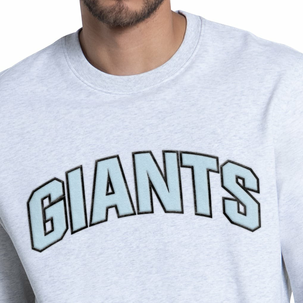 New York Giants Starter Faceoff Fleece Sweatshirt Ash | NFL