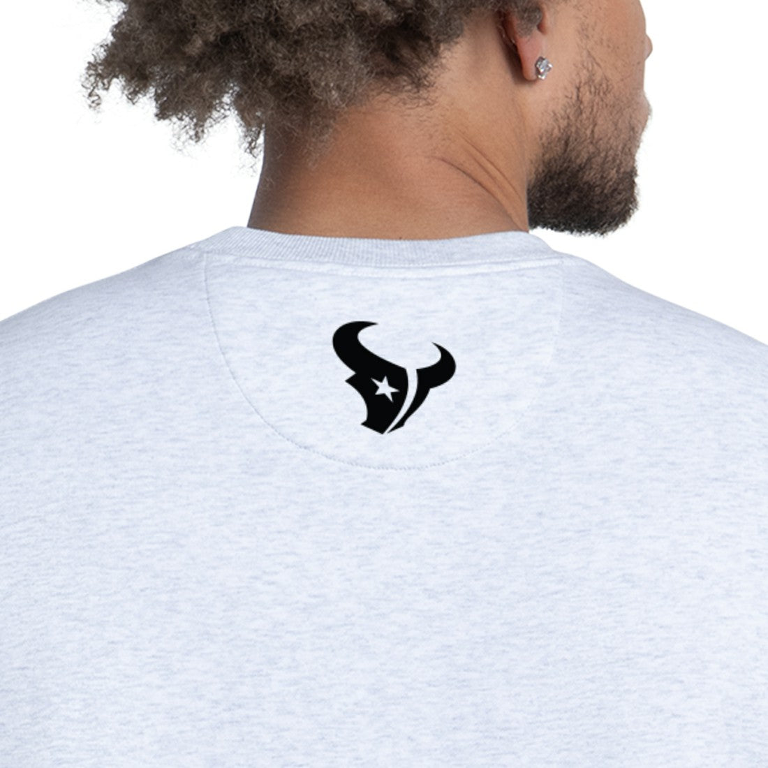 Houston Texans Starter Faceoff Fleece Sweatshirt Ash | NFL