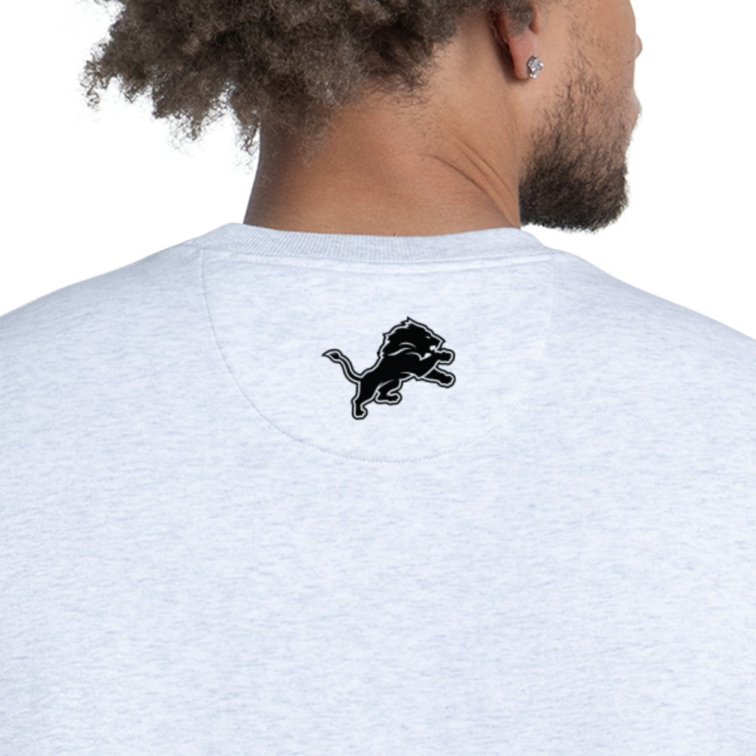 Detroit Lions Starter Faceoff Fleece Sweatshirt Ash | NFL
