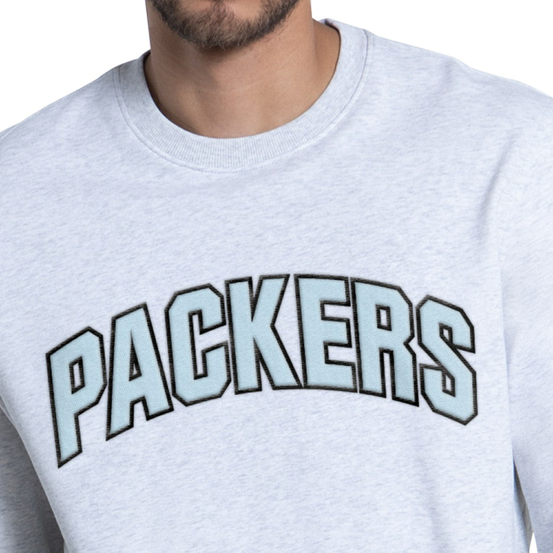 Green Bay Packers Starter Faceoff Fleece Sweatshirt Ash | NFL