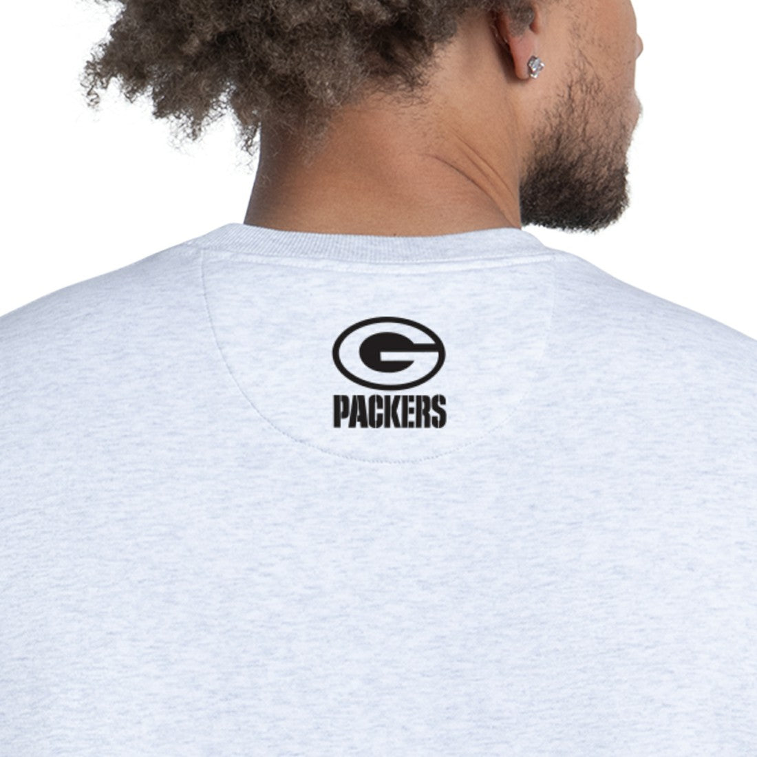Green Bay Packers Starter Faceoff Fleece Sweatshirt Ash | NFL
