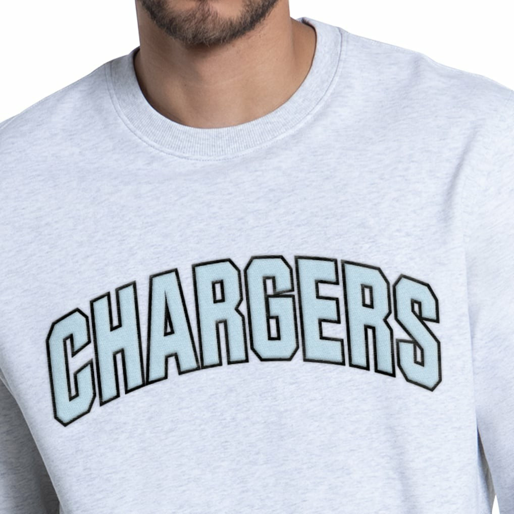 Los Angeles Chargers Starter Faceoff Fleece Sweatshirt Ash | NFL