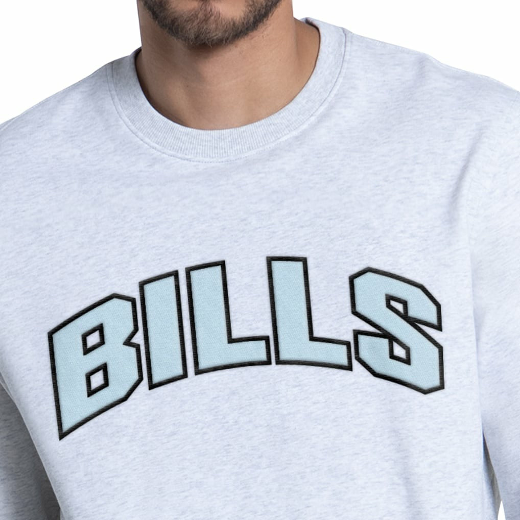Buffalo Bills Starter Faceoff Fleece Sweatshirt Ash | NFL