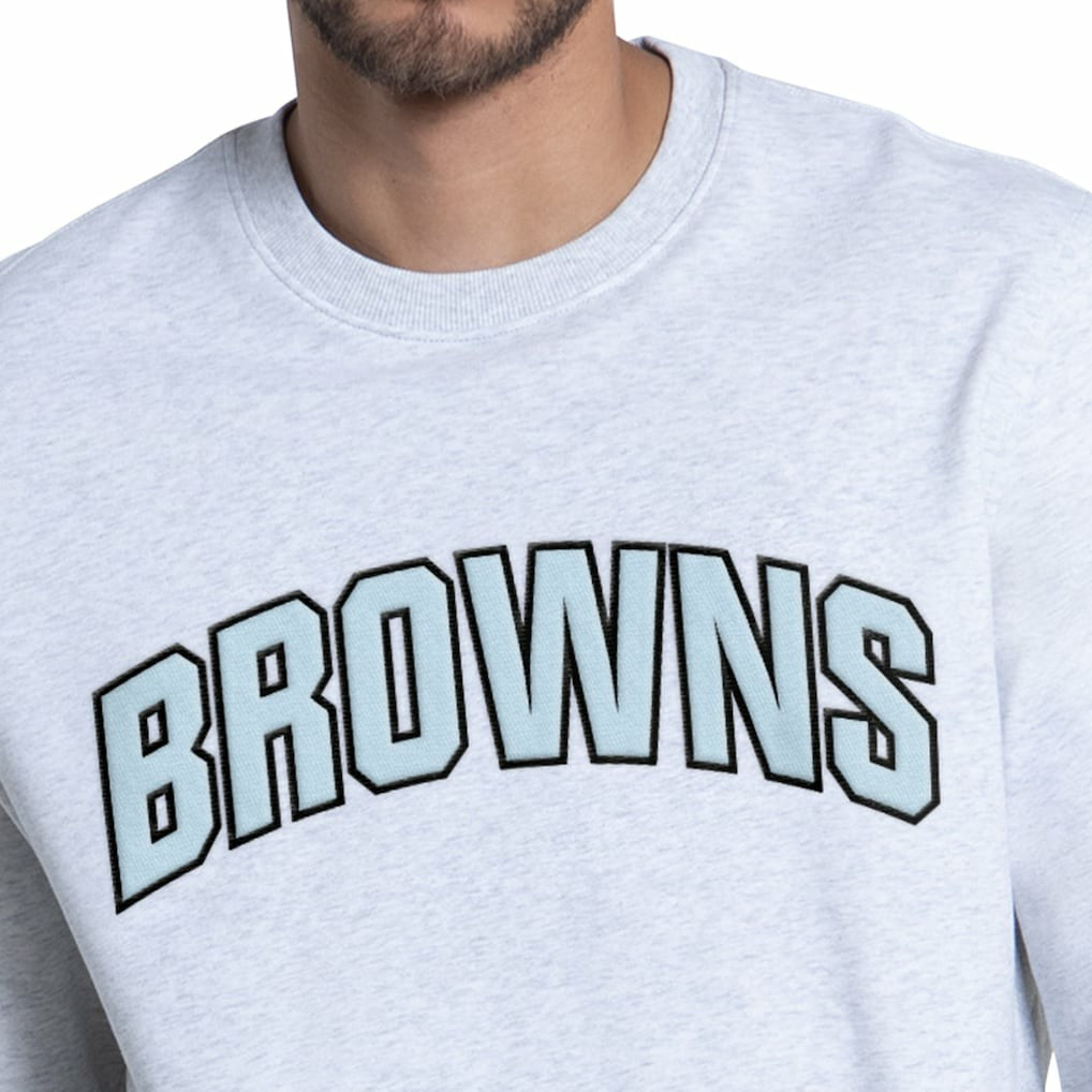 Cleveland Browns Starter Faceoff Fleece Sweatshirt Ash | NFL