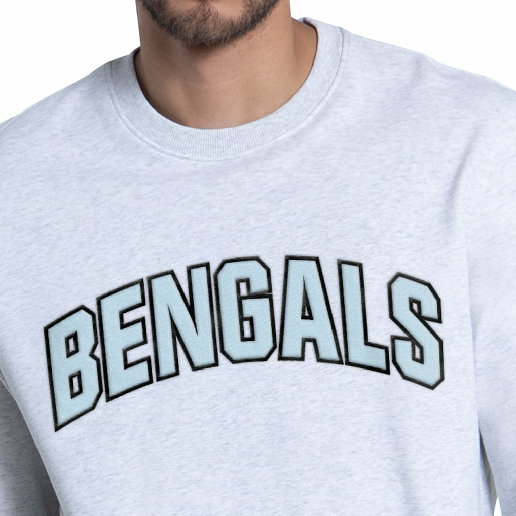 Cincinnati Bengals Starter Faceoff Fleece Sweatshirt Ash | NFL