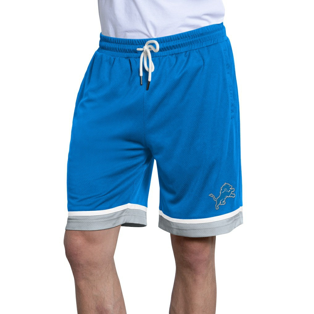 Detroit Lions Starter Power Play Mesh Shorts Blue | NFL