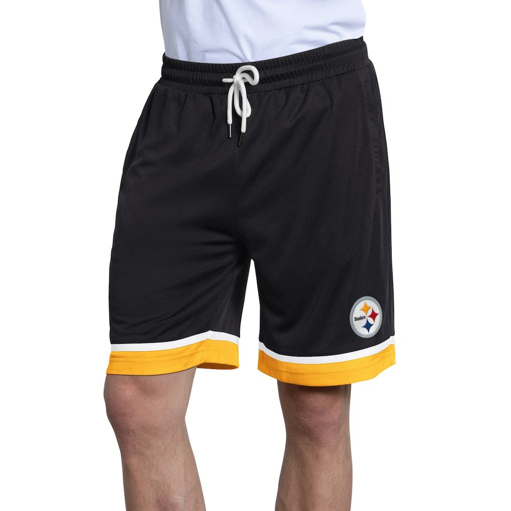 Pittsburgh Steelers Starter Power Play Mesh Shorts Black | NFL