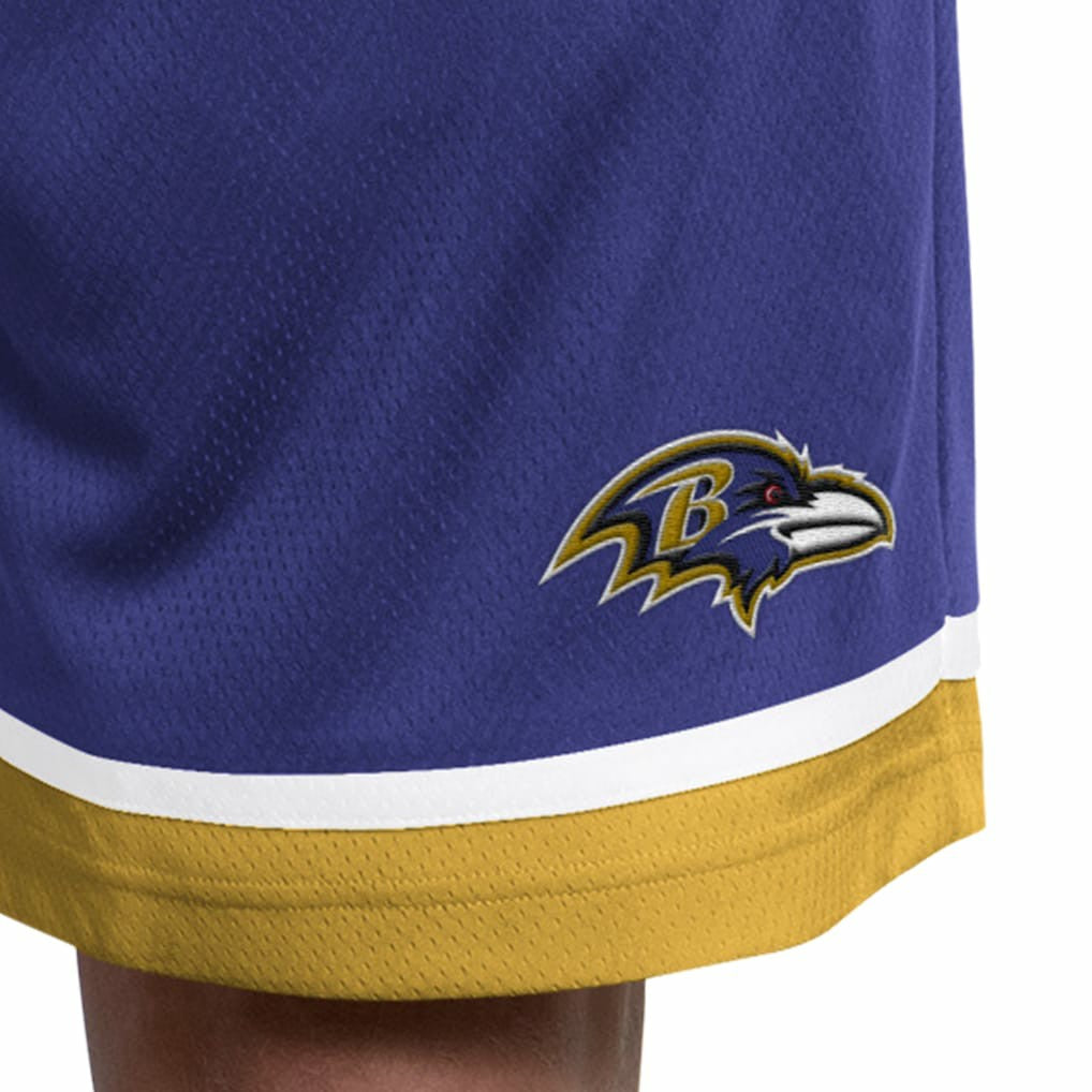 Baltimore Ravens Starter Power Play Mesh Shorts Purple | NFL