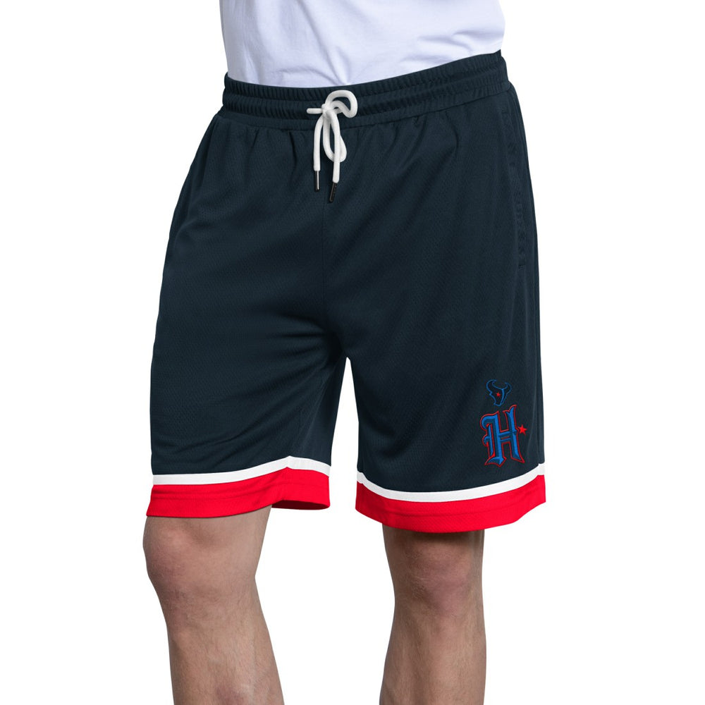 Houston Texans Starter Alternate Power Play Mesh Shorts Navy | NFL