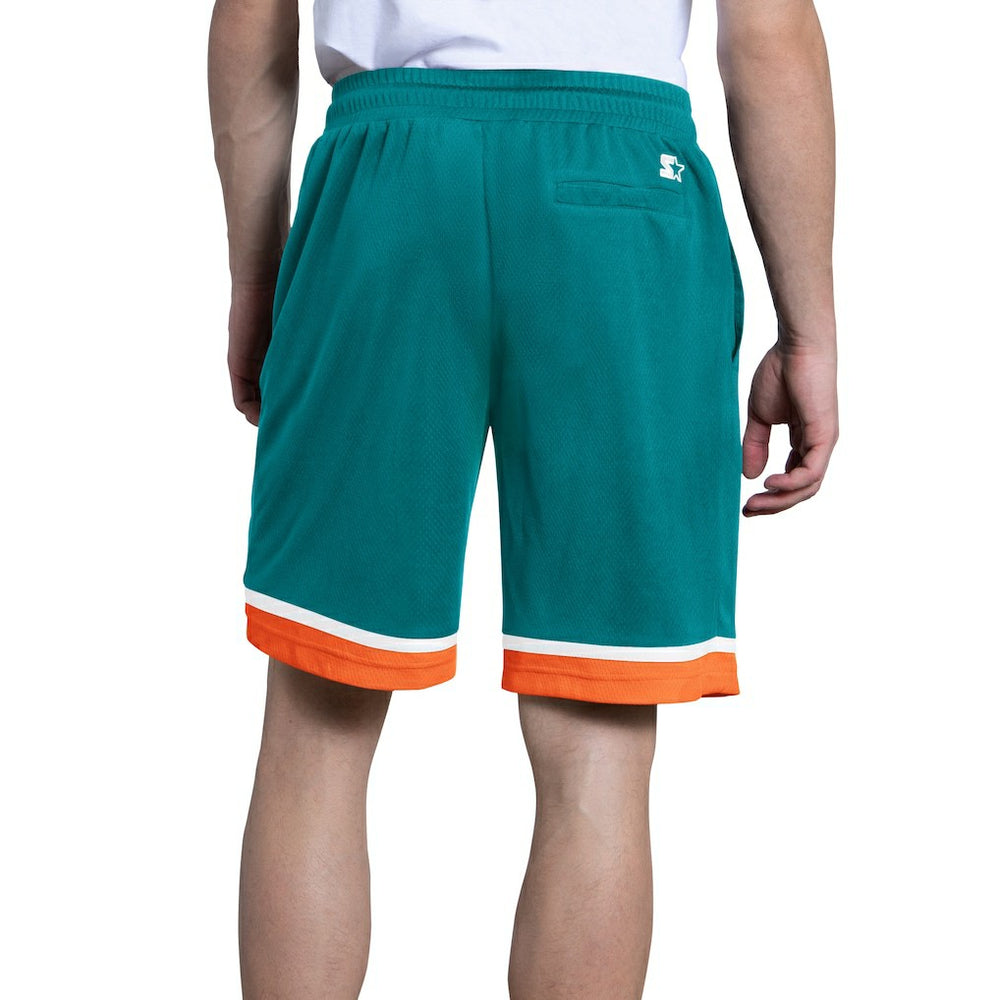 Miami Dolphins Starter Throwback Power Play Mesh Shorts Aqua | NFL