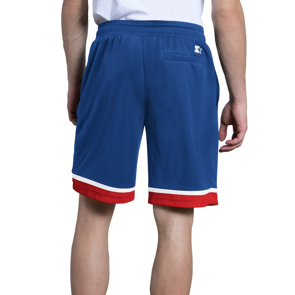 New England Patriots Starter Throwback Power Play Mesh Shorts Royal | NFL