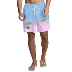 Detroit Lions Margaritaville Sunset On The Beach Swim Shorts Light Blue | NFL