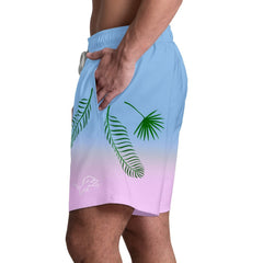 Detroit Lions Margaritaville Sunset On The Beach Swim Shorts Light Blue | NFL