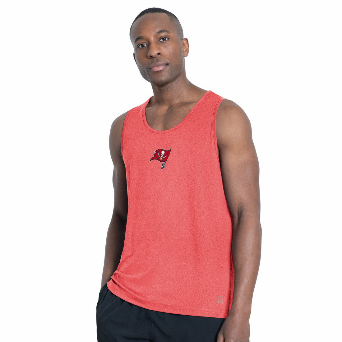 Tampa Bay Buccaneers MSX by Michael Strahan Energy Scoop Neck Tank Top Red | NFL