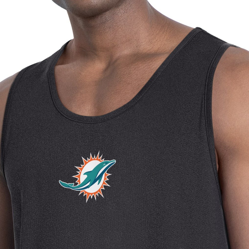 Miami Dolphins MSX by Michael Strahan Energy Tank Top Charcoal | NFL