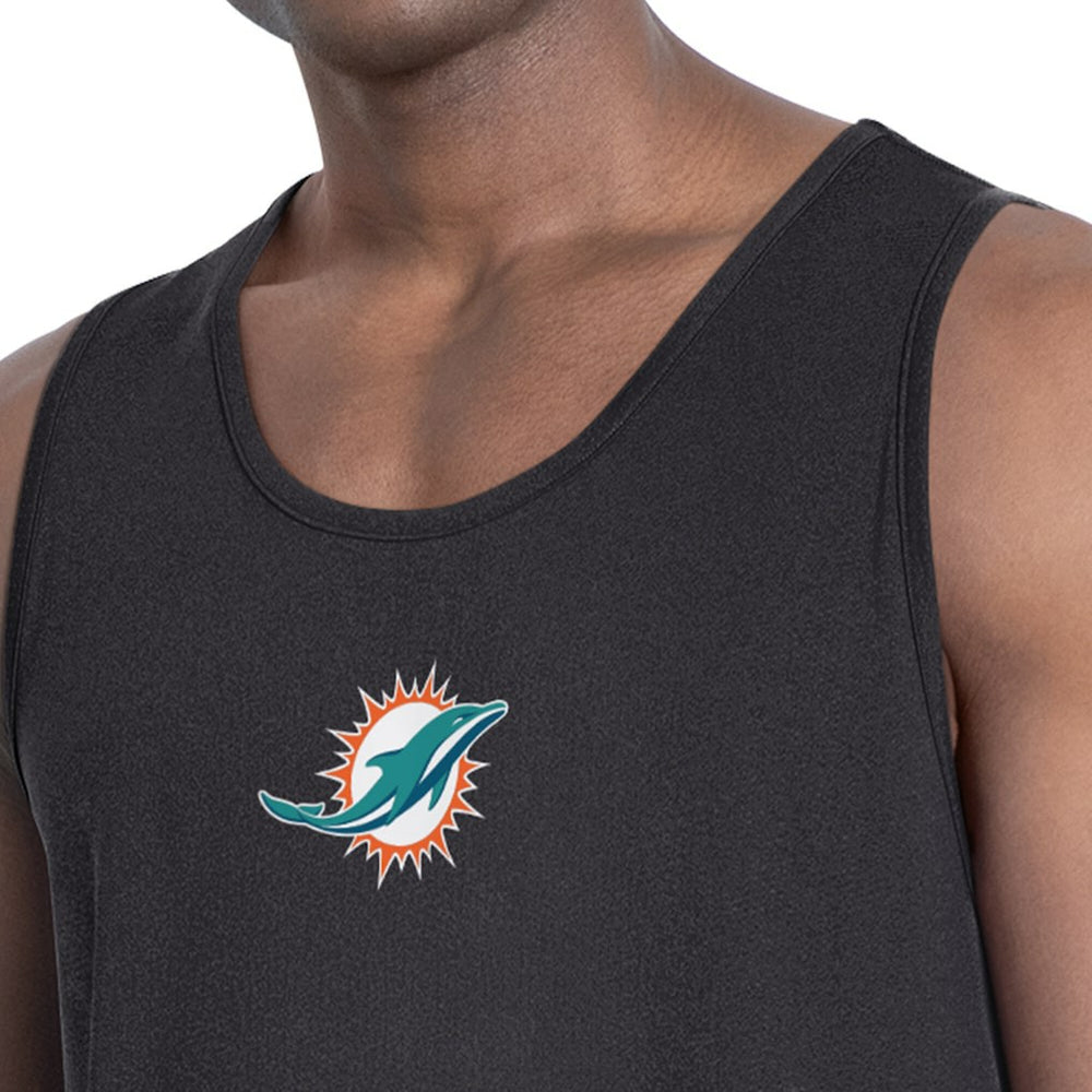 Miami Dolphins MSX by Michael Strahan Energy Tank Top Charcoal | NFL