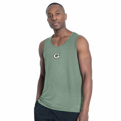 Green Bay Packers MSX by Michael Strahan Energy Scoop Neck Tank Top Green | NFL