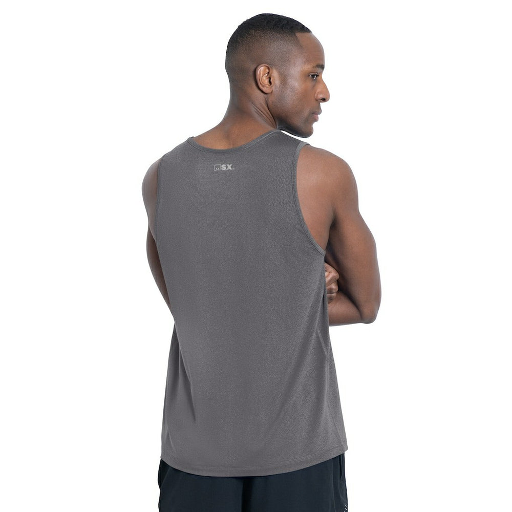 Jacksonville Jaguars MSX by Michael Strahan Energy Tank Top Charcoal | NFL