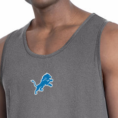 Detroit Lions MSX by Michael Strahan Energy Tank Top Charcoal | NFL