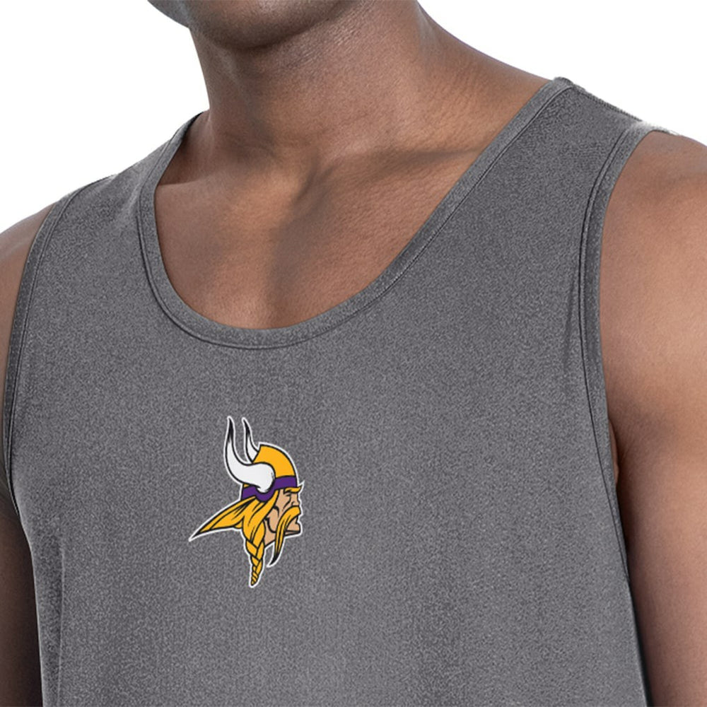 Minnesota Vikings MSX by Michael Strahan Energy Tank Top Charcoal | NFL