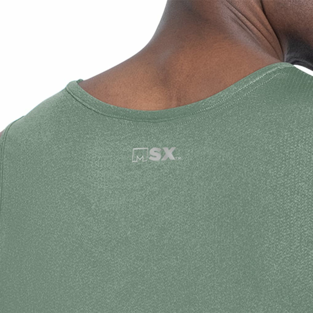 New York Jets MSX by Michael Strahan Energy Scoop Neck Tank Top Green | NFL