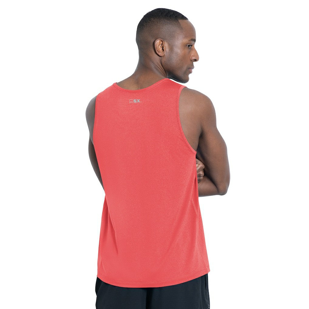 San Francisco 49ers MSX by Michael Strahan Energy Scoop Neck Tank Top Red | NFL
