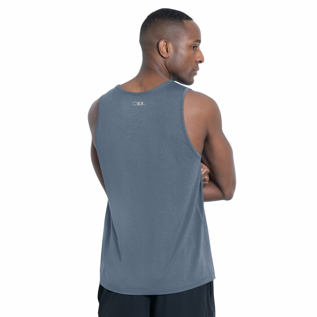 Denver Broncos MSX by Michael Strahan Energy Scoop Neck Tank Top Navy | NFL