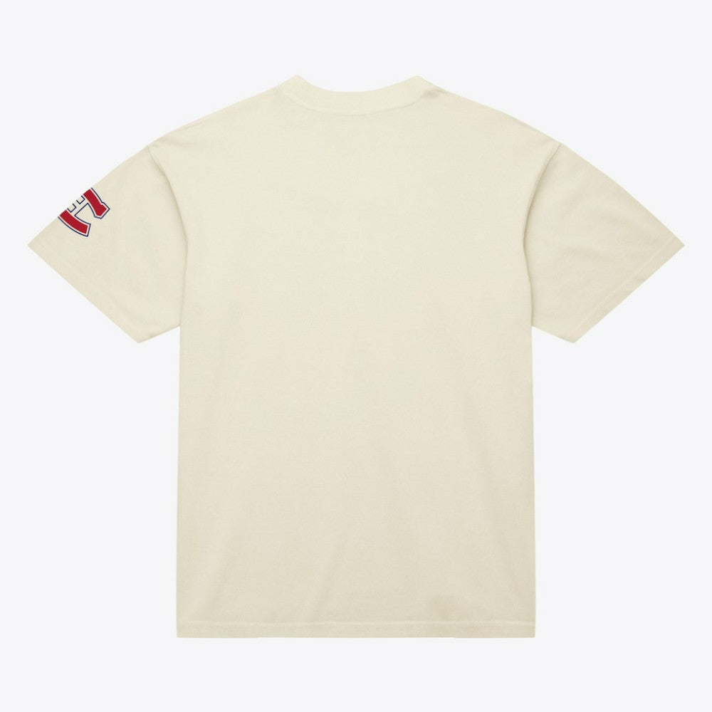 Montreal Canadiens Mitchell & Ness Unisex Arched Team T-Shirt - Cream - NHL