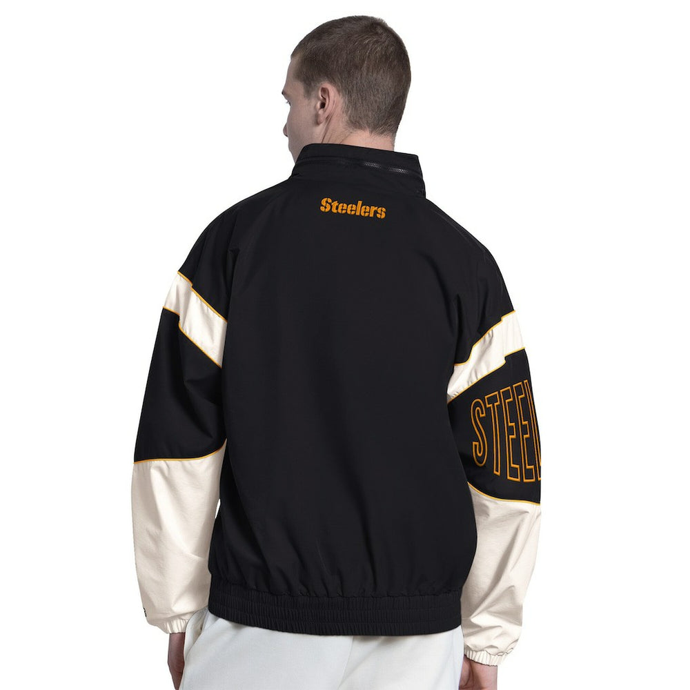Pittsburgh Steelers Starter The Gust Full-Zip Hooded Jacket Black | NFL