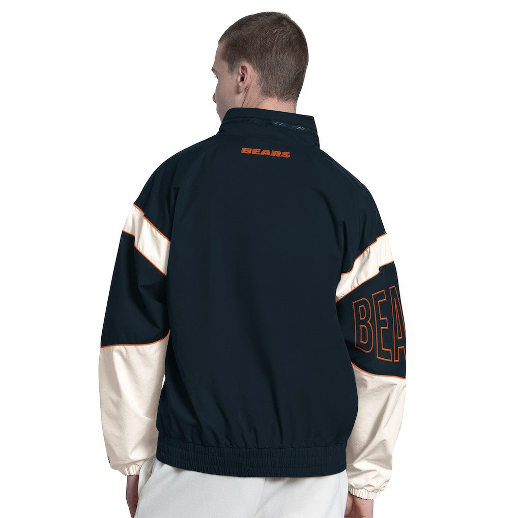Chicago Bears Starter The Gust Full-Zip Hooded Jacket Navy | NFL