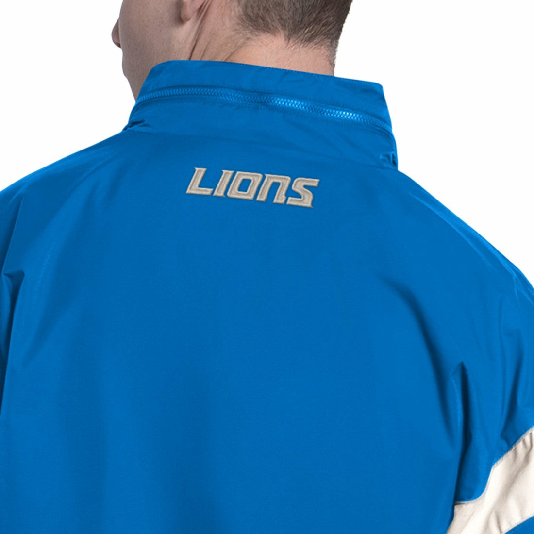 Detroit Lions Starter The Gust Full-Zip Hooded Jacket Blue | NFL