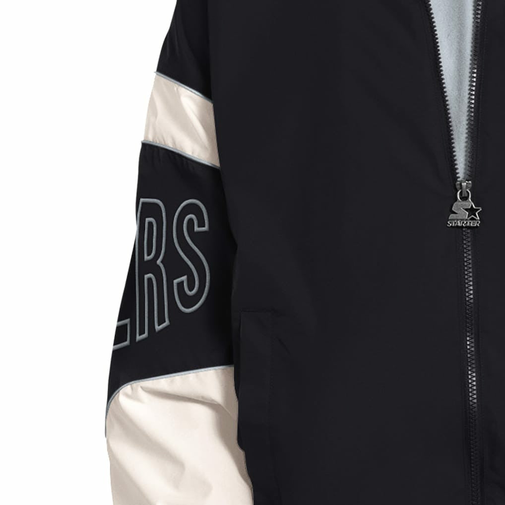 Las Vegas Raiders Starter The Gust Full-Zip Hooded Jacket Black | NFL